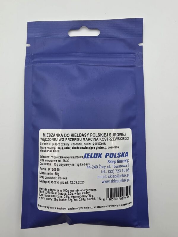 Do Polskiej Surowej Wędzonej 50 gr