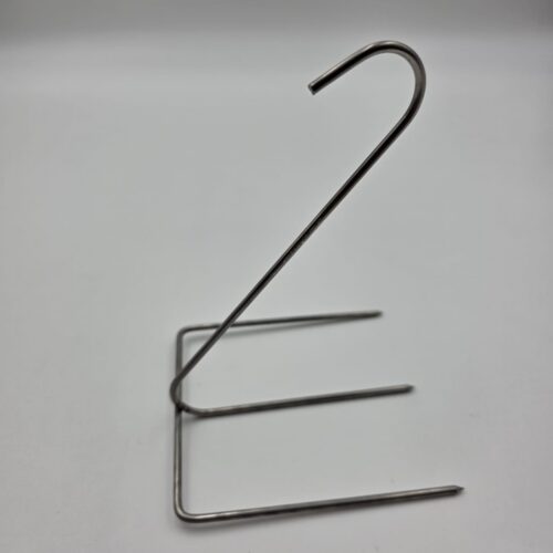 Hak do boczku,kurczaka potrójny 160 mm. 1 szt