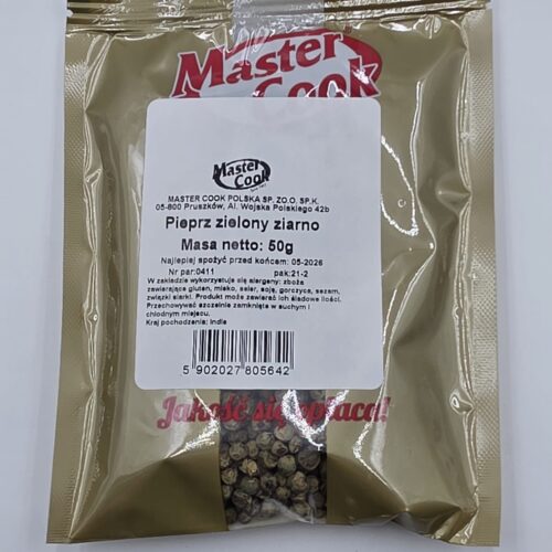 Pieprz zielony ziarno 50 g