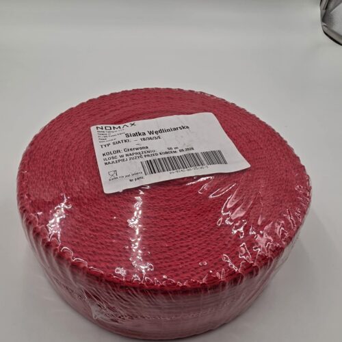 Siatka wędliniarska Nomax Typ :18/36/3/E 10m Czerwona