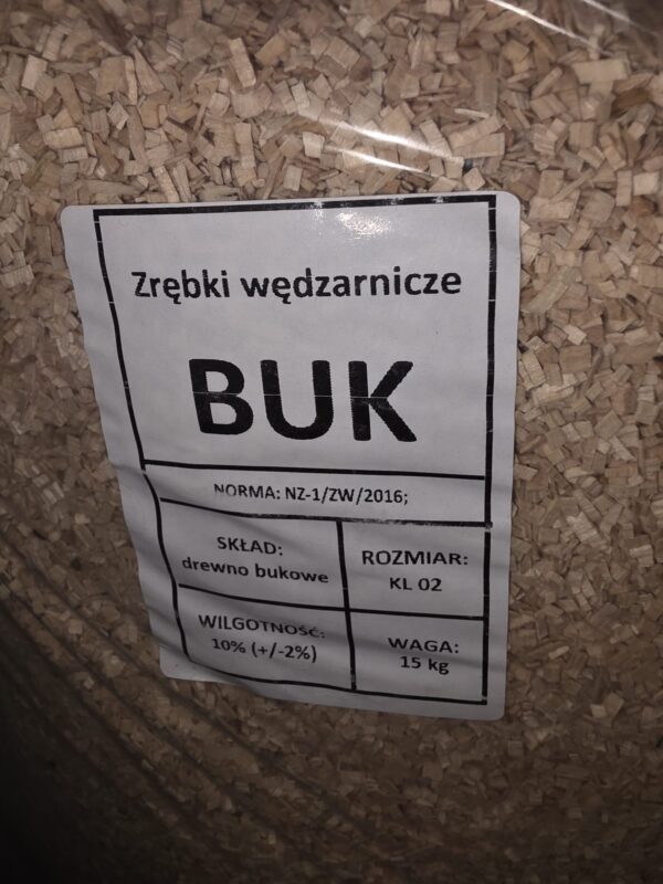 Zrębki wędzarnicze Buk kl.10 17 kg