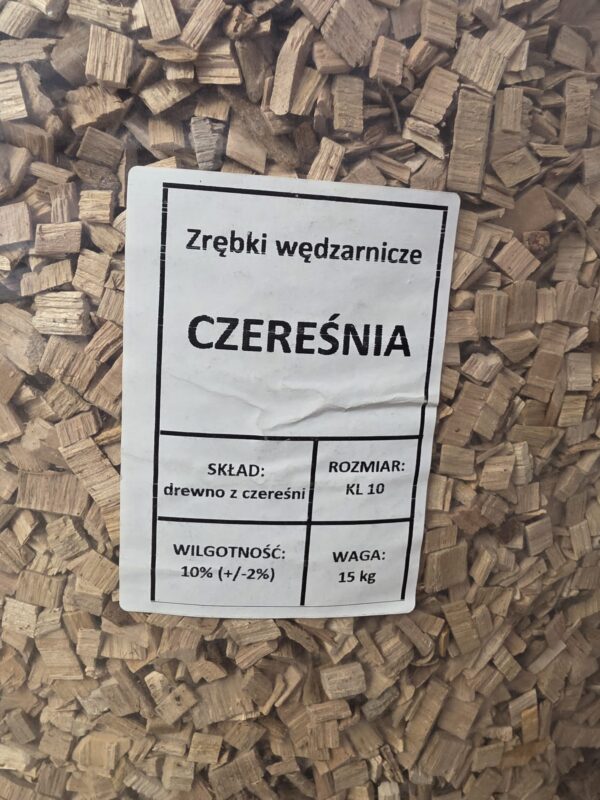 Zrębki wędzarnicze Czereśnia kl 10 15 kg