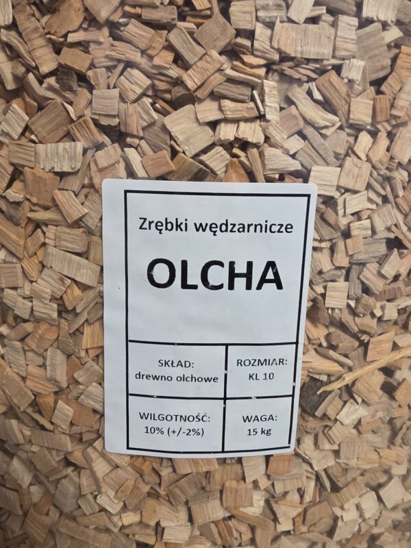 Zrębki wędzarnicze Olcha kl.10 15 kg
