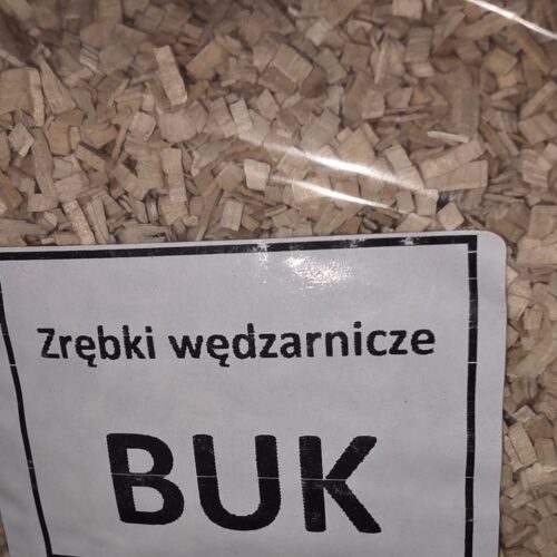 Zrębki wędzarnicze Buk kl.02 1,5 kg