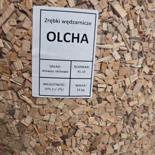 Zrębki wędzarnicze Olcha kl. 10 15 kg