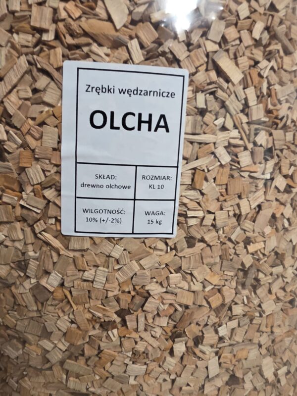 Zrębki wędzarnicze Olcha kl. 10 15 kg